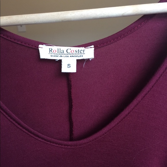 Red T-Shirt Dress - Picture 4 of 5